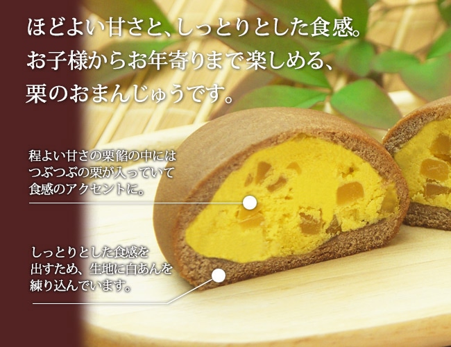 信州 ほっ栗まんじゅう 10個入