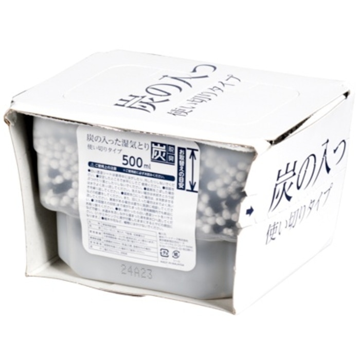 [取寄10][まとめ買い]【12個セット】炭の入った湿気とり500ml 3個パック [4589458489644]