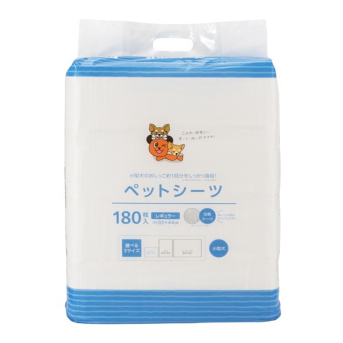 [取寄10][まとめ買い]【4個セット】ペットシーツ レギュラー 180枚 [4589458472875]