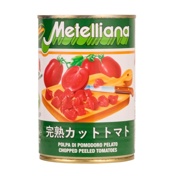 [取寄10][まとめ買い]【24個セット】トマト缶詰 ダイスカット 400g PCZ [8002225631016]