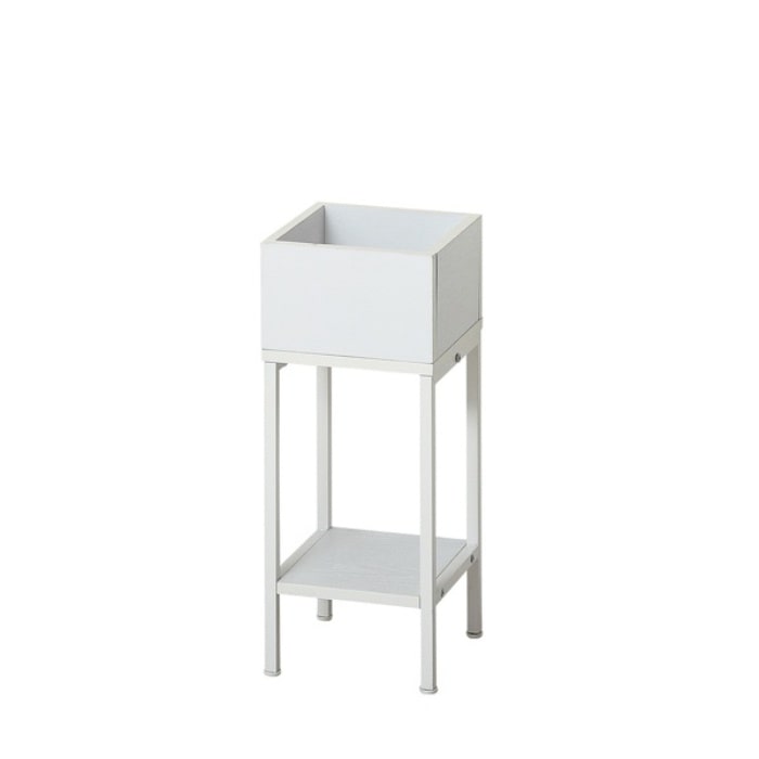 プランタースタンド棚付 ロー 23428 白木目 (本州四国九州限定)