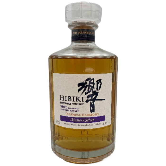 【免税店限定品】サントリー響 ジャパニーズハーモニー マスターズセレクト 100周年記念 43度 700ml 箱付