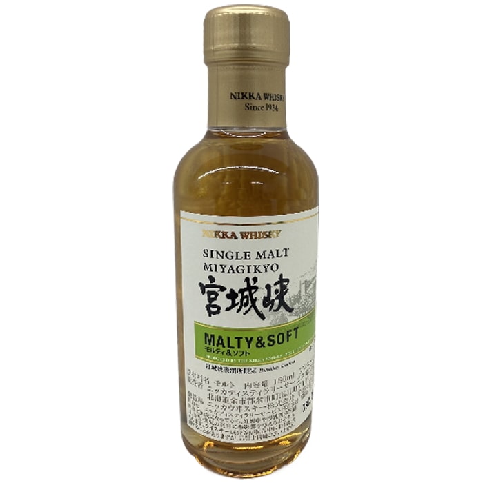 シングルモルト 宮城峡 モルティ&ソフト 180ml 箱付