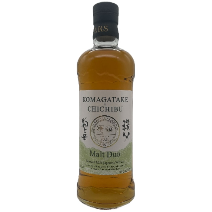 マルスウイスキー モルトデュオ 駒ヶ岳 × 秩父 54度 700ml 箱付