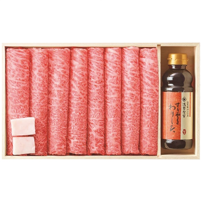 浅草今半 黒毛和牛 すき焼用 (割り下付) [冷蔵][直送商品](4265-018)