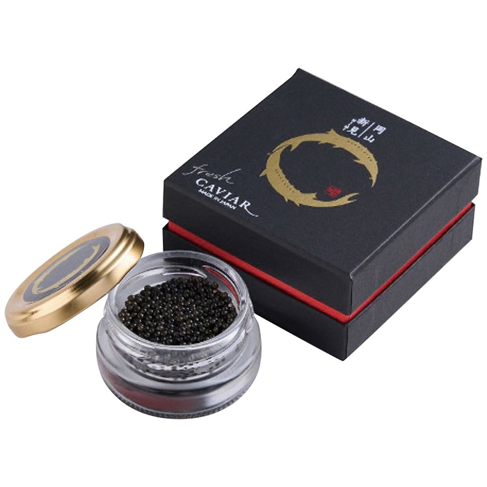 蝶鮫屋 新見 フレッシュキャビア 1瓶 塩分5％ [冷凍][直送商品](4007-024)