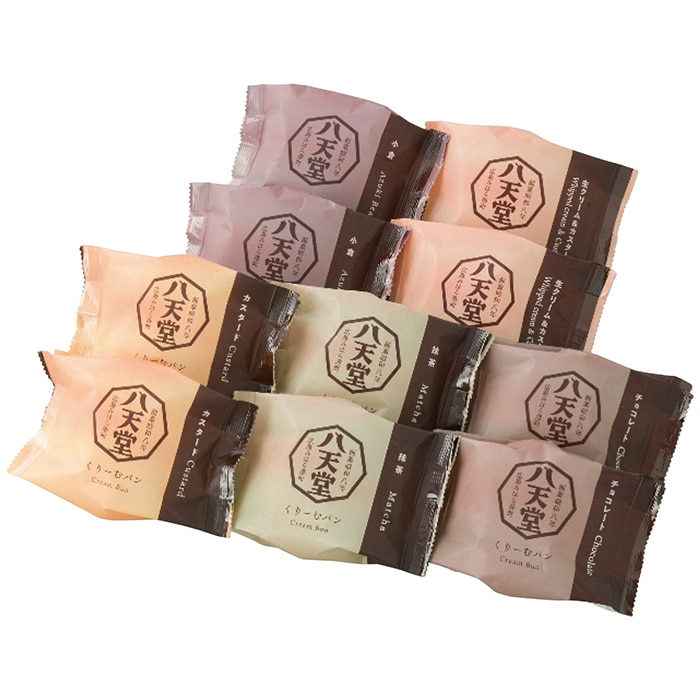 八天堂 くりーむパン 10個 詰合せ [冷凍][直送商品](4255-029)