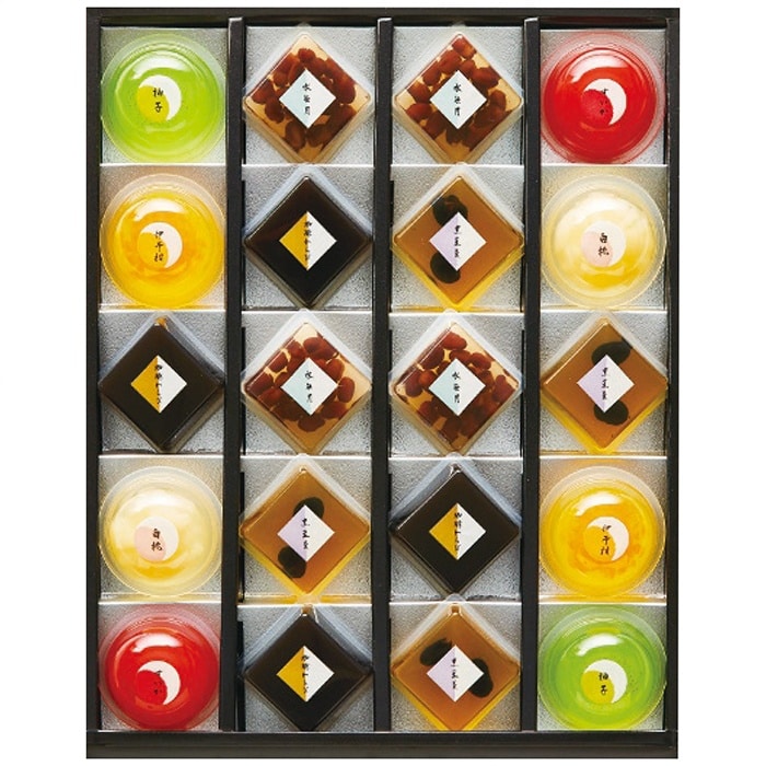 [直送10]お中元 ひととえ 菓と果 ゼリー詰合せ KKD-20 (1680-031)