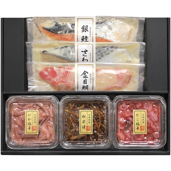 [冷凍][直送商品]母の日 5/8-10お届け 祇園又吉 西京漬＆海鮮漬 【配送指定日不可】 (1851-250)