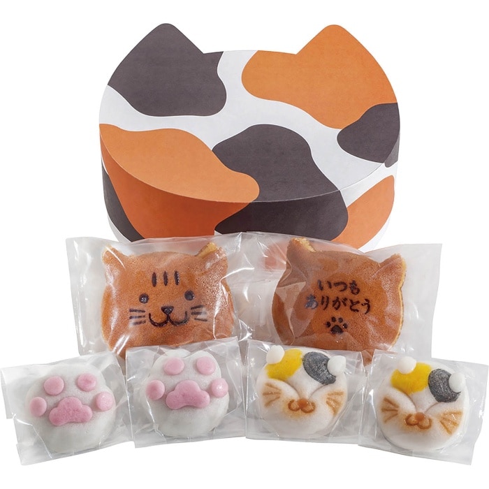 [直送商品]母の日 5/8-10お届け 京都 養老軒 三毛猫おやつ帖 【配送指定日不可】 (1851-313)