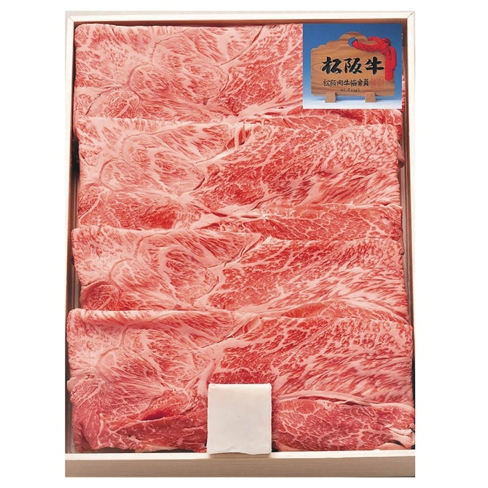 [冷凍][直送商品]母の日 5/8-10お届け サンショク 松阪牛すき焼き用カタバラ400g 【配送指定日不可】 (1851-577)