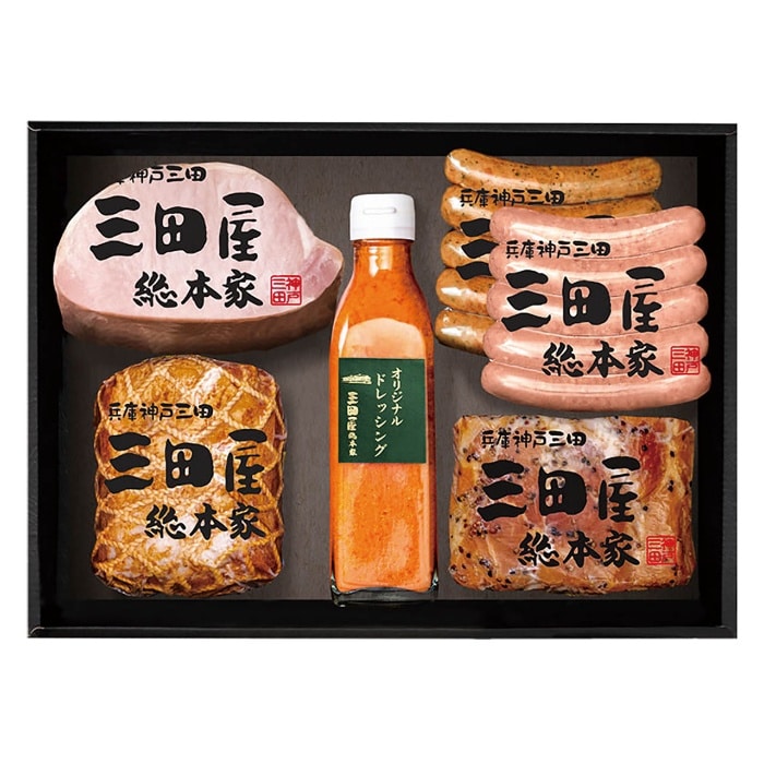 [冷蔵][直送商品]母の日 5/8-10お届け 三田屋総本家 ハム詰合せ 【配送指定日不可】 (1851-844)