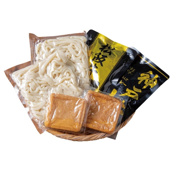 [直送商品]母の日 5/8-10お届け エルスト ブランド和牛カレー×讃岐うどん 2人前 【配送指定日不可】 (1852-721)