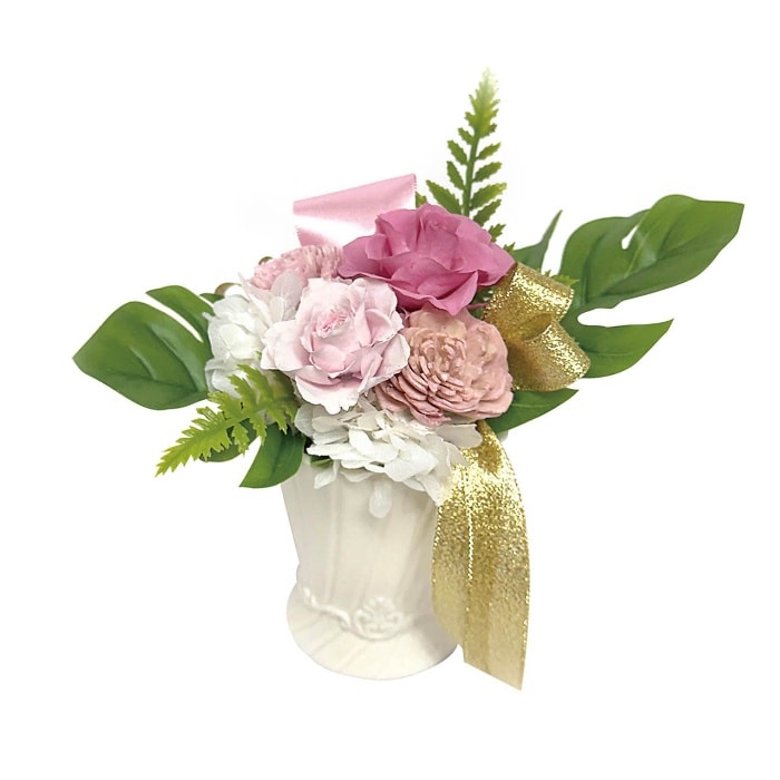 [直送商品]母の日 5/8-10お届け スープ ギフトアレンジメント プラージュ ピンク 【配送指定日不可】 (1853-800)