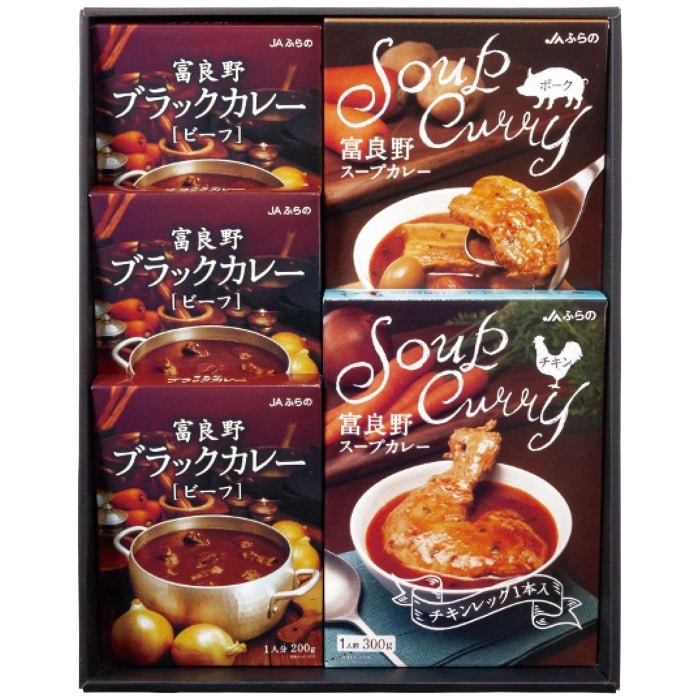 [直送商品]母の日 5/8-10お届け JAふらの 富良野カレーセットA FCS-A 【配送指定日不可】 (1854-852)