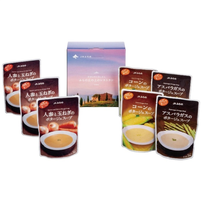 [直送商品]母の日 5/8-10お届け JAふらの 富良野ポタージュセットA FPS-A 【配送指定日不可】 (1854-864)