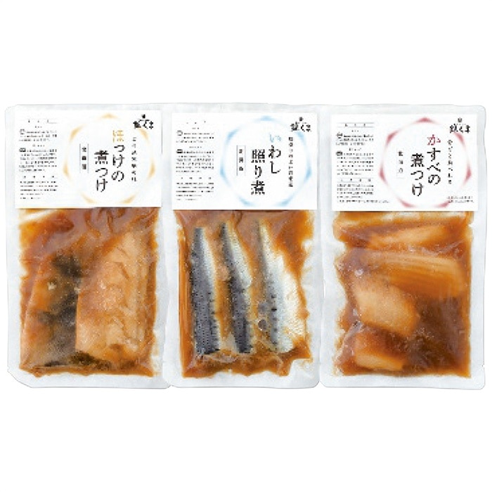 [冷凍][直送10]お中元  ｢銀くま｣お手軽煮つけセット (1641-027)