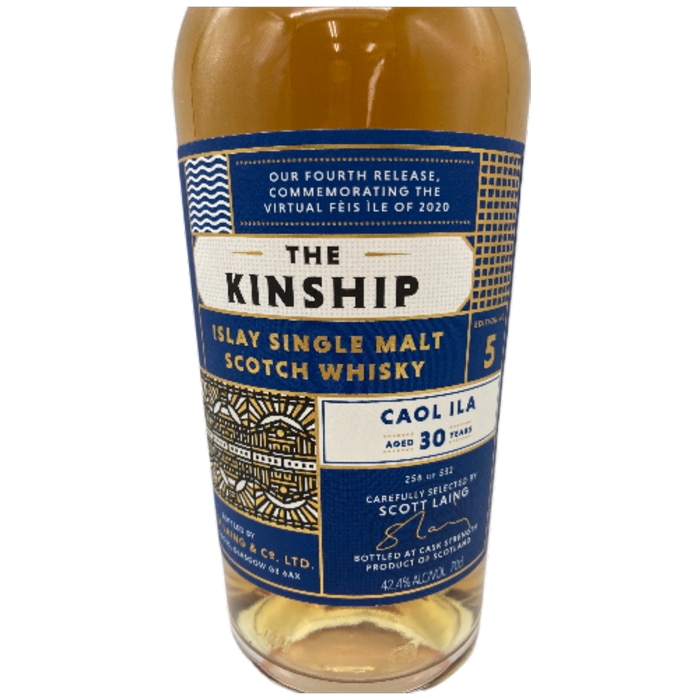 限定ボトル ザ キンシップ カリラ30年 No.5 1989 700ml アイラフェス2020