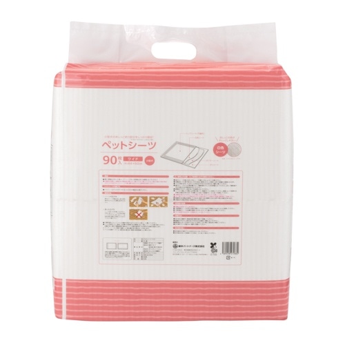 [取寄10][まとめ買い]【4個セット】ペットシーツ ワイド 90枚 [4589458472882]