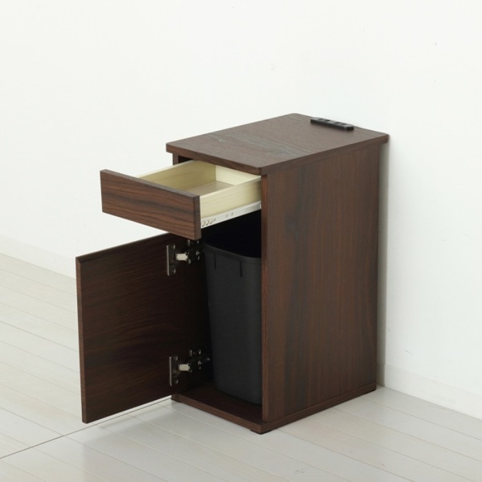 コンセント付ダストボックス 82315 ブラウン (本州四国九州限定)