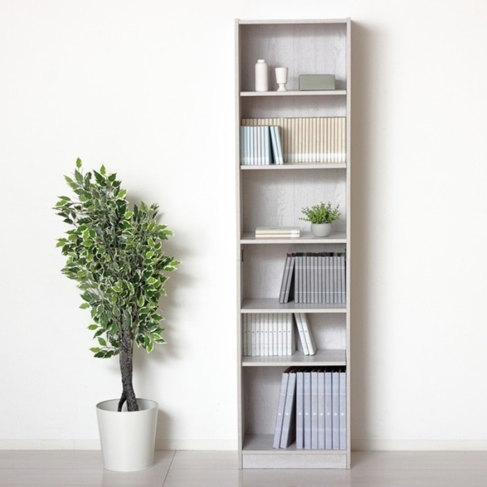 らくらく組立文庫本棚W450 25501 ホワイト (本州四国九州限定)