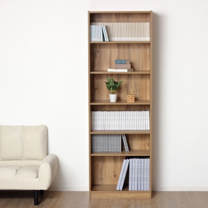 らくらく組立文庫本棚W600 25505 ナチュラル (本州四国九州限定)