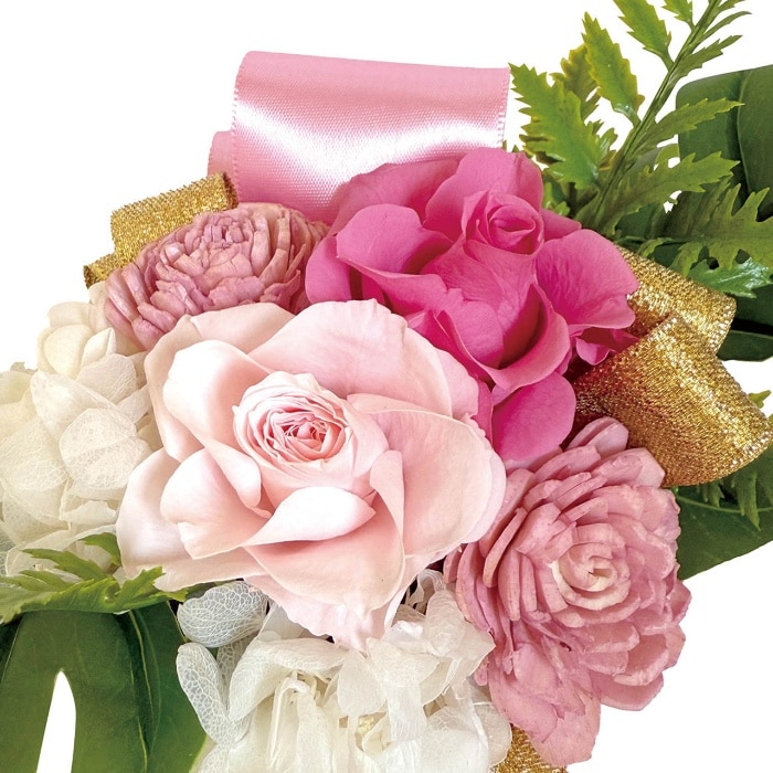 [直送商品]母の日 5/8-10お届け スープ ギフトアレンジメント プラージュ ピンク 【配送指定日不可】 (1853-800)