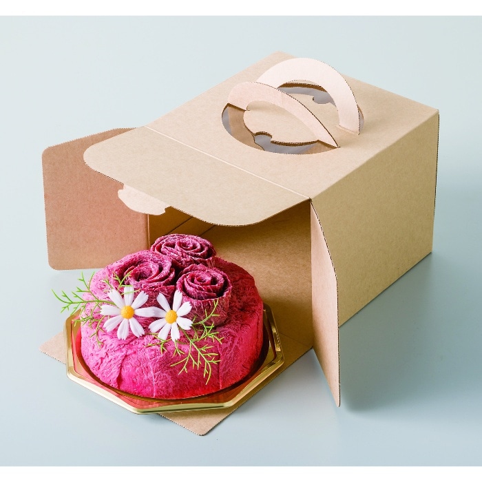 [冷凍][直送商品]母の日 5/8-10お届け ビーフマイスター松阪牛お肉ケーキ&ゆびさきトングセット 【配送指定日不可】 (1854-888)