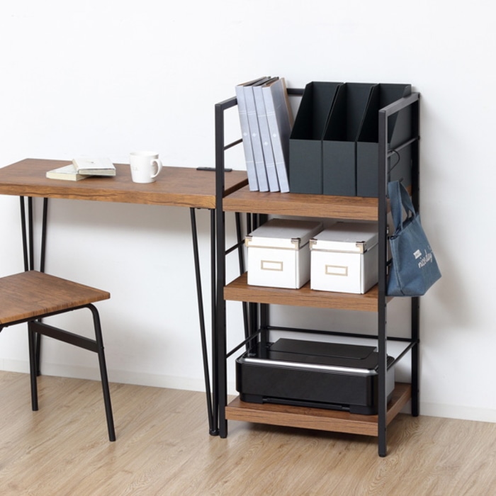 アート 3段ラック 23485 ヴィンテージブラウン (本州四国九州限定)