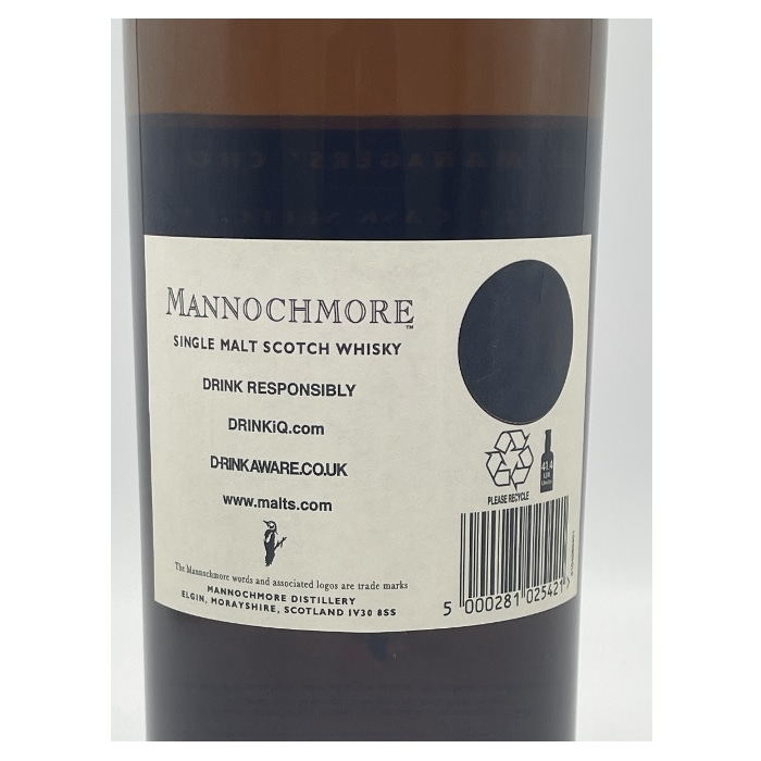 【並行品】マノックモア 1998~2009 10年 マネージャーズチョイス 59.1度 700ml 箱付