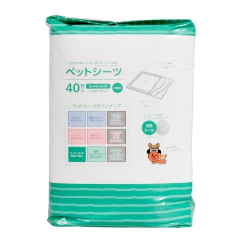 [取寄10][まとめ買い]【4個セット】ペットシーツ スーパーワイド 40枚 [4589458472899]