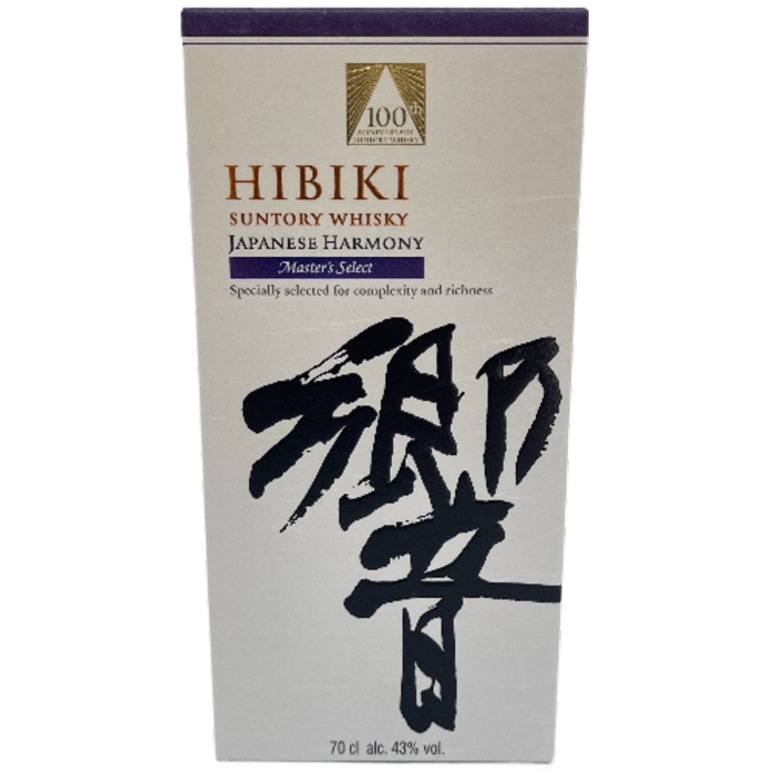 【免税店限定品】サントリー響 ジャパニーズハーモニー マスターズセレクト 100周年記念 43度 700ml 箱付