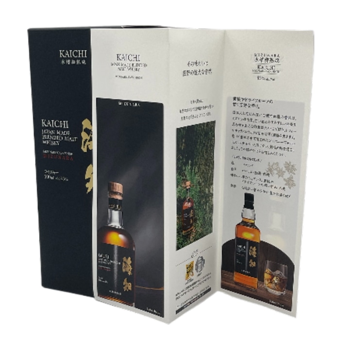 海知 KAICHI ミズナラ 水楢樽熟成 ジャパニーズブレンデッドウイスキー 500ml 箱付