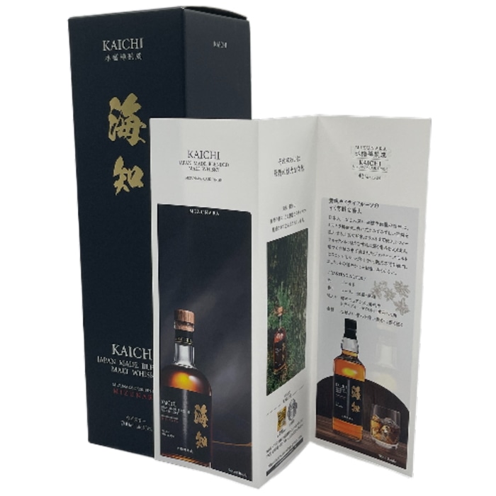 海知 KAICHI ミズナラ 水楢樽熟成 ジャパニーズブレンデッドウイスキー 700ml 箱付