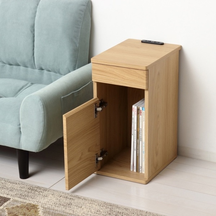 コンセント付ダストボックス 82313 ナチュラル (本州四国九州限定)