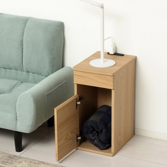 コンセント付ダストボックス 82313 ナチュラル (本州四国九州限定)