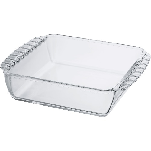 HKOZ-130-BK 耐熱ガラススクエア皿1300 [1個]