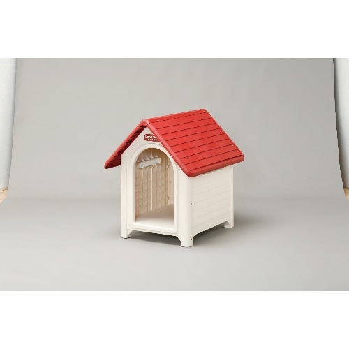 アイリスオーヤマ ボブハウス L レッド/オフホワイト [1台入]