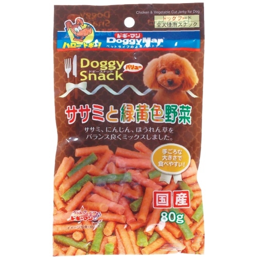ドギーマン ハヤシドギーバリューササミと緑黄色野菜 [80g]