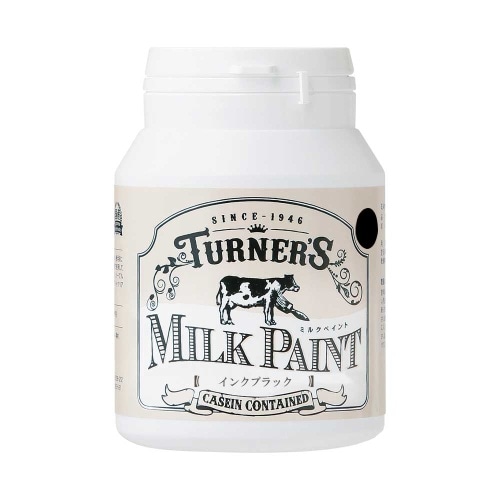 ターナー ミルクペイント 200ml インクBK インクブラック