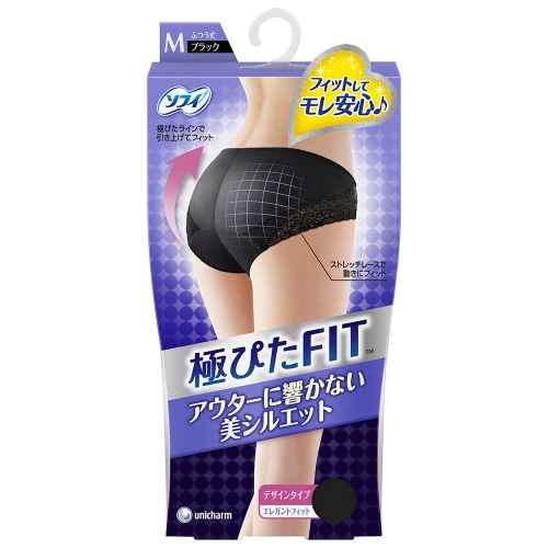 ソフィ エレガントフィット M ブラック