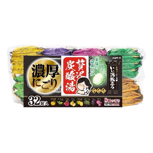いい湯旅たち 贅沢にごり炭酸湯 32錠 [1個]