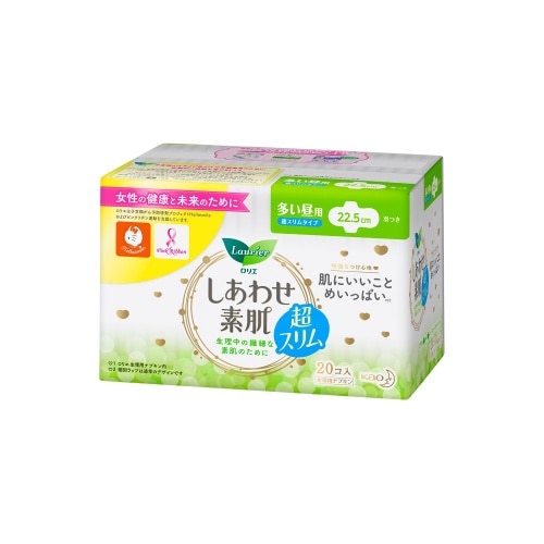 ロリエしあわせ素肌超スリム多い昼用羽つき