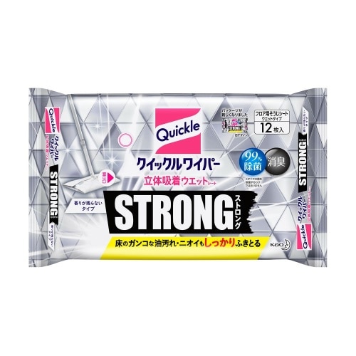 クイックル立体吸着ウエットシートストロング12枚