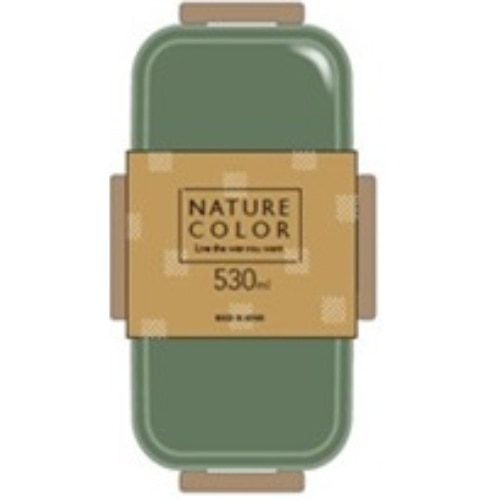 PFLB6AG セージグリーン 抗菌ふわっと弁当箱 [1個]