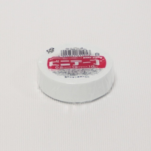 ビニールテープ #101 19X10M/W ホワイト