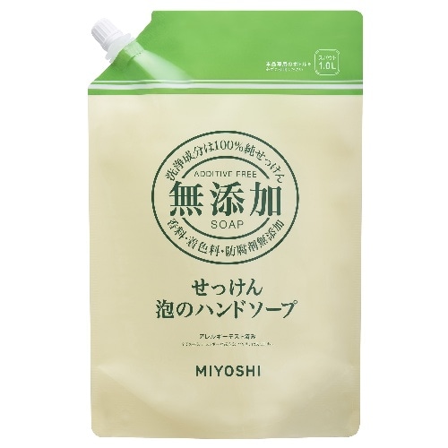 無添加石けん泡のハンドソープスパウト1L [1個]