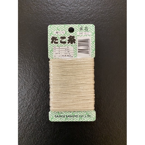 たこ糸カード巻 #12 1.4mm×20m HR-153 ナチュラル