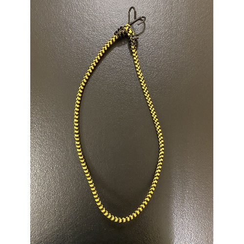 トラ柄バンジー丸ゴム 1m HR-2610 イエロー