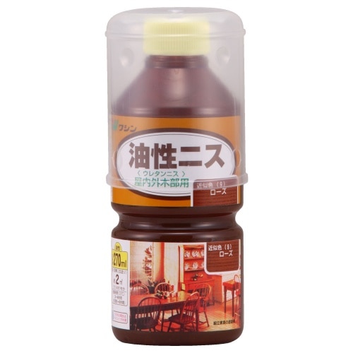 油性ニス270ml ローズ